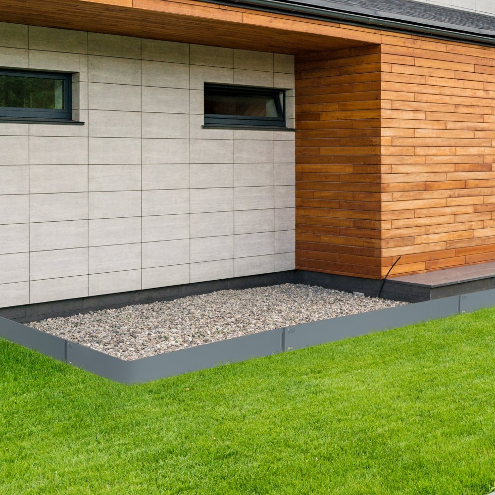 CYGREY39*4in - 39"x4" VEVOR Bendable Steel Landscape Edging for Gardens