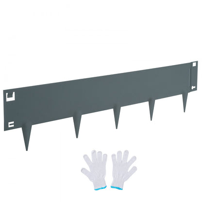 CYGREY39*5in - Durable Steel Landscape Edging for Easy Installation and Custom Shapes