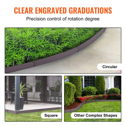 CYBROWN39*5in - Durable Steel Garden Edging Borders for Easy Installation