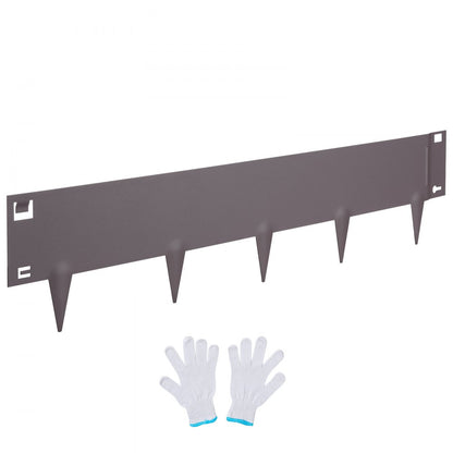 CYBROWN39*5in - Durable Steel Garden Edging Borders for Easy Installation