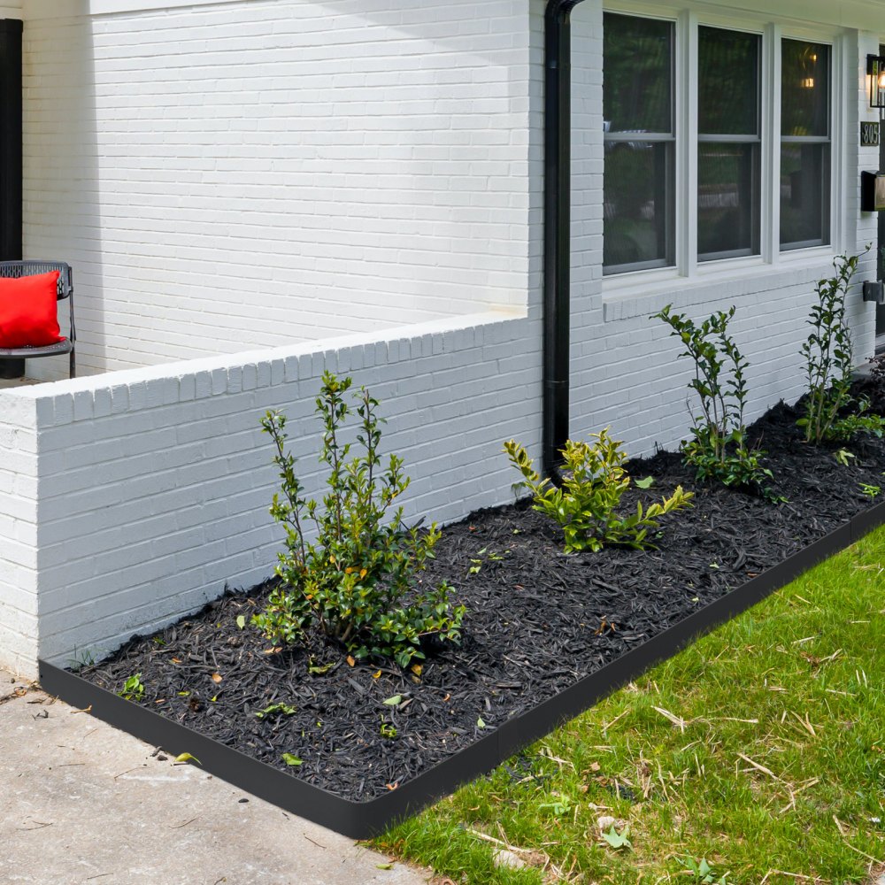 JC40*6in 4pcs - Durable Steel Garden Edging for Clean Borders