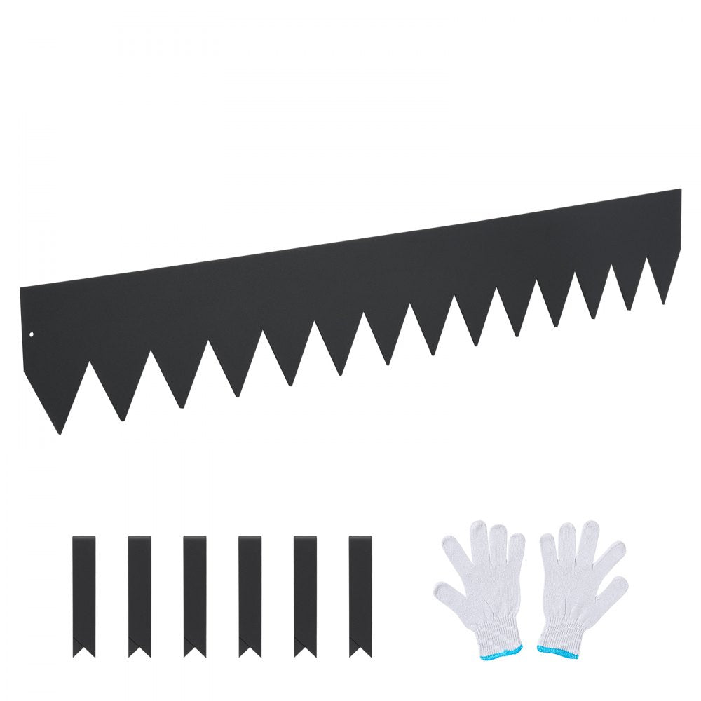 JC40*6in 4pcs - Durable Steel Garden Edging for Clean Borders