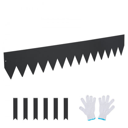 JC40*6in 4pcs - Durable Steel Garden Edging for Clean Borders