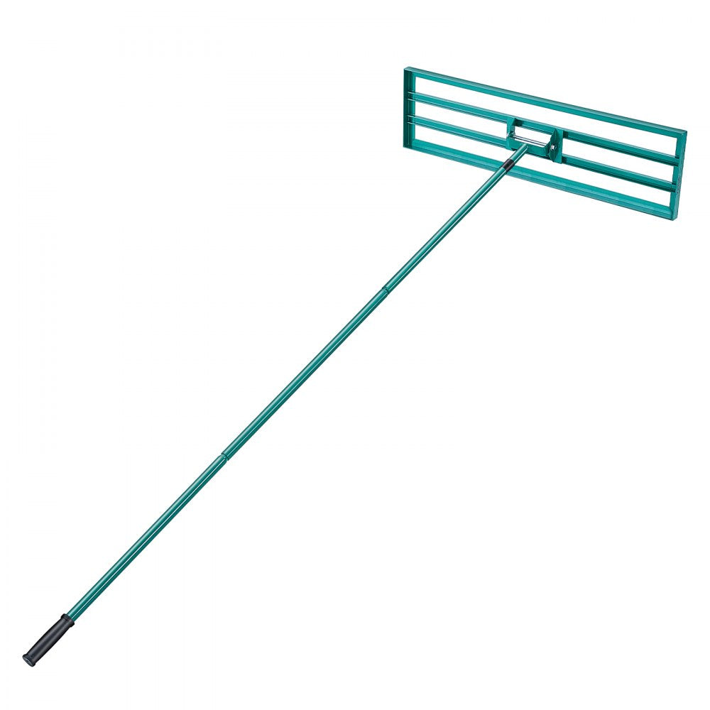 LJY9002 - 36"x10" Heavy-Duty Lawn Leveling Rake with 78" Steel Handle