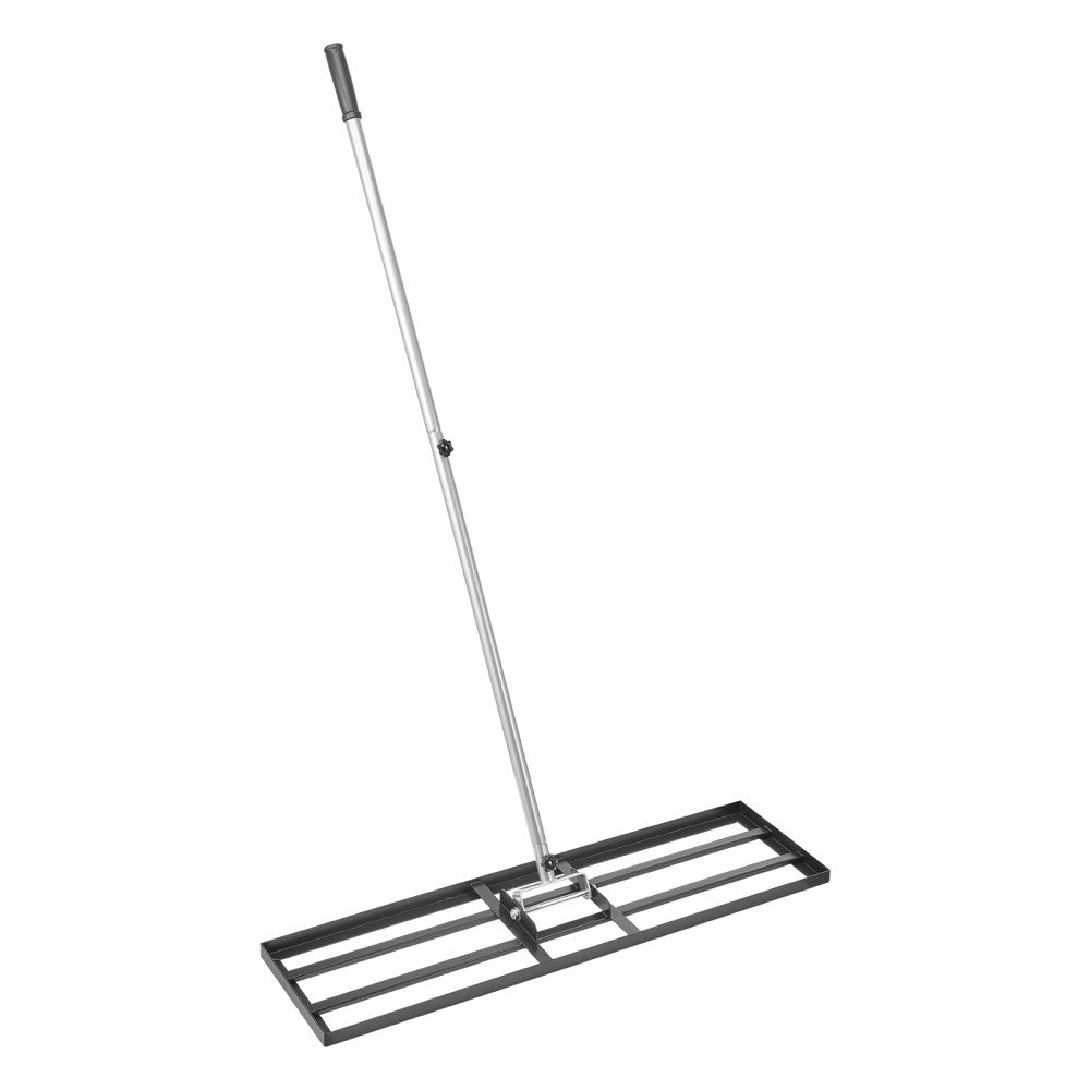 LJY9010 - 83.9in Heavy-Duty Lawn Leveling Rake with Rotating Handle