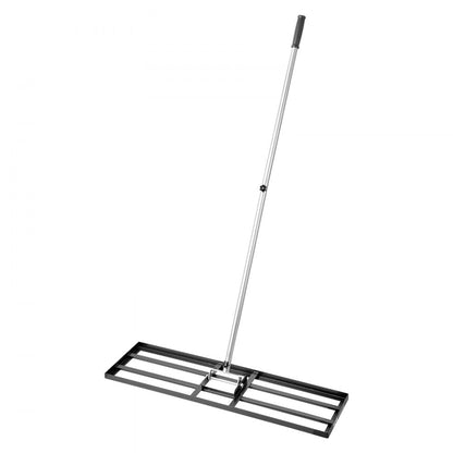 LJY9010 - 83.9in Heavy-Duty Lawn Leveling Rake with Rotating Handle