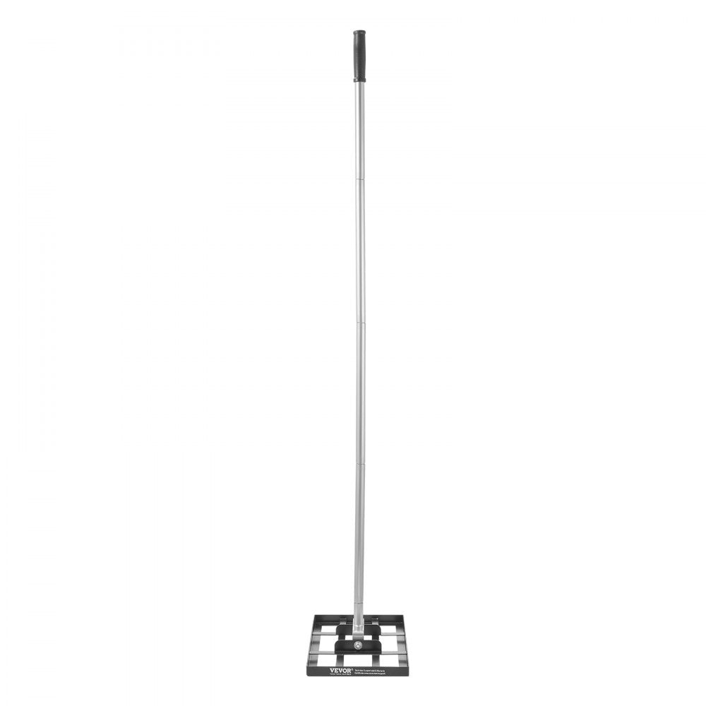 LJY9008 - Heavy-Duty 78in Lawn Leveling Rake with Rotating Handle