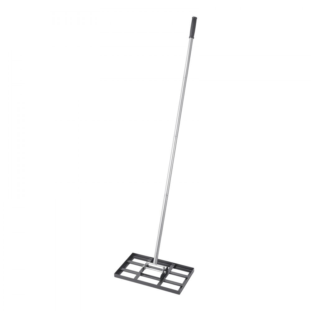 LJY9008 - Heavy-Duty 78in Lawn Leveling Rake with Rotating Handle
