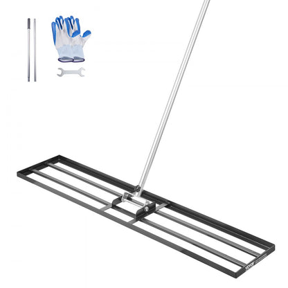 LJY9011 - Heavy-Duty Lawn Leveling Rake with 180° Handle for Easy Use