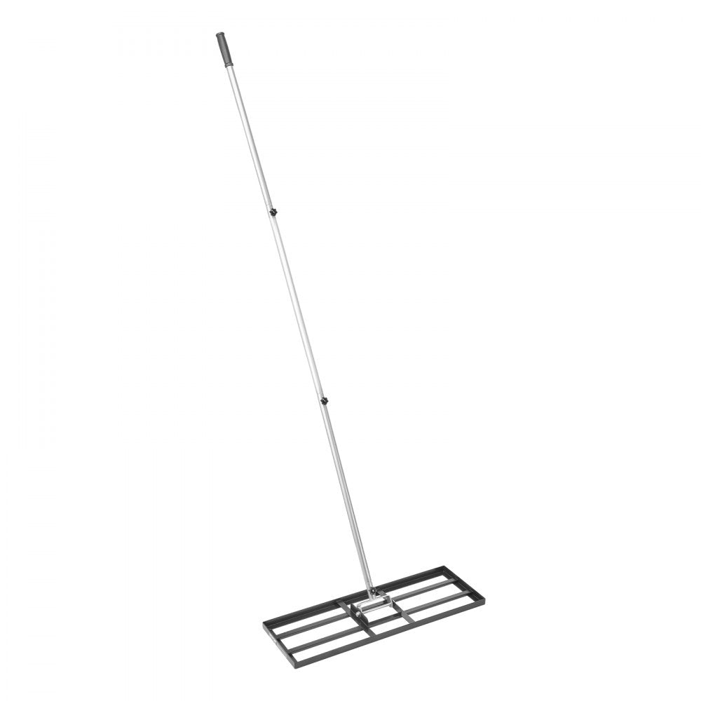 LJY9009 - Heavy-Duty 30x10in Lawn Rake with Adjustable 180° Handle