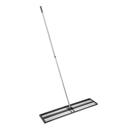 LJY9007 - 10x48" Stainless Steel Lawn Leveling Rake with Adjustable Handle
