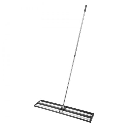 LJY9007 - 10x48" Stainless Steel Lawn Leveling Rake with Adjustable Handle