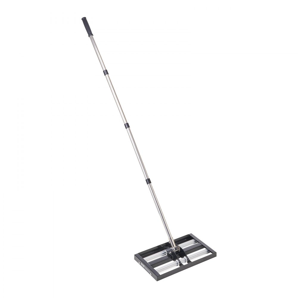 LJY9004 - 10x17" Stainless Steel Lawn Leveling Rake with Adjustable Handle