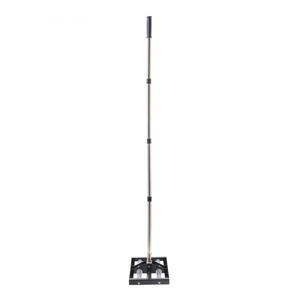 LJY9004 - 10x17" Stainless Steel Lawn Leveling Rake with Adjustable Handle