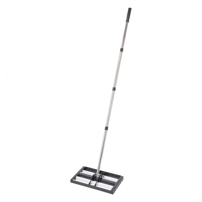 LJY9004 - 10x17" Stainless Steel Lawn Leveling Rake with Adjustable Handle