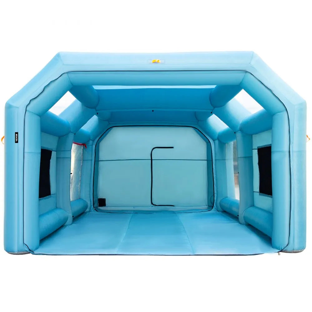 CQZP-4984 - Durable 26x15x10ft Inflatable Paint Booth with Filtration System