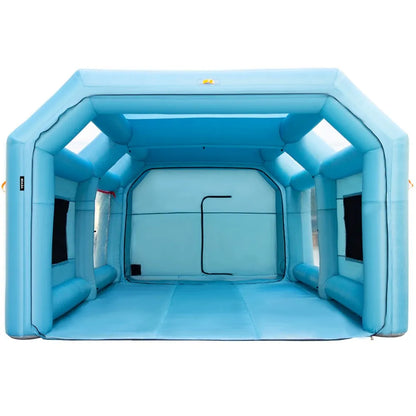 CQZP-4984 - Durable 26x15x10ft Inflatable Paint Booth with Filtration System