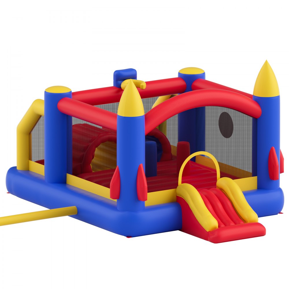 PL2444 - 160.6" Kids Inflatable Bounce House with Easy Setup