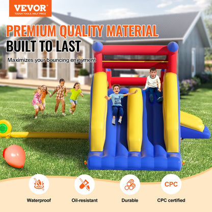 PL2472 - VEVOR 183.1x102.4x92.5" Inflatable Bounce House for Kids