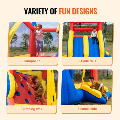 PL2472 - VEVOR 183.1x102.4x92.5" Inflatable Bounce House for Kids