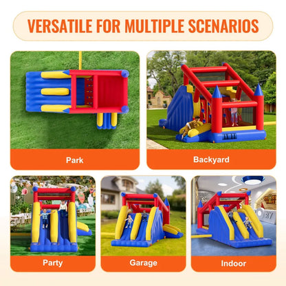 PL2472 - VEVOR 183.1x102.4x92.5" Inflatable Bounce House for Kids