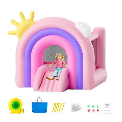 PL2462 - Durable Inflatable Bounce House 110.2x90.6x90.6 inches for Kids