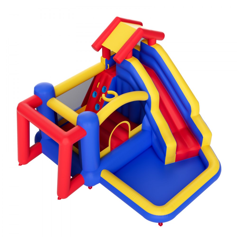 PL2469 - Inflatable Bounce House 131.1x133.1x90.6" for Indoor & Outdoor Fun