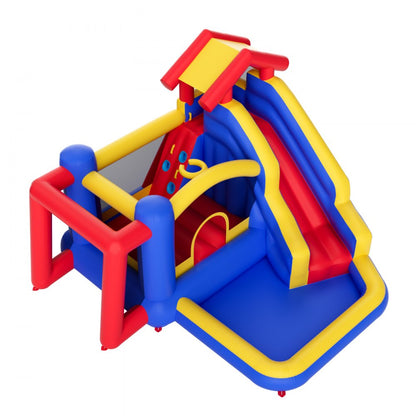 PL2469 - Inflatable Bounce House 131.1x133.1x90.6" for Indoor & Outdoor Fun