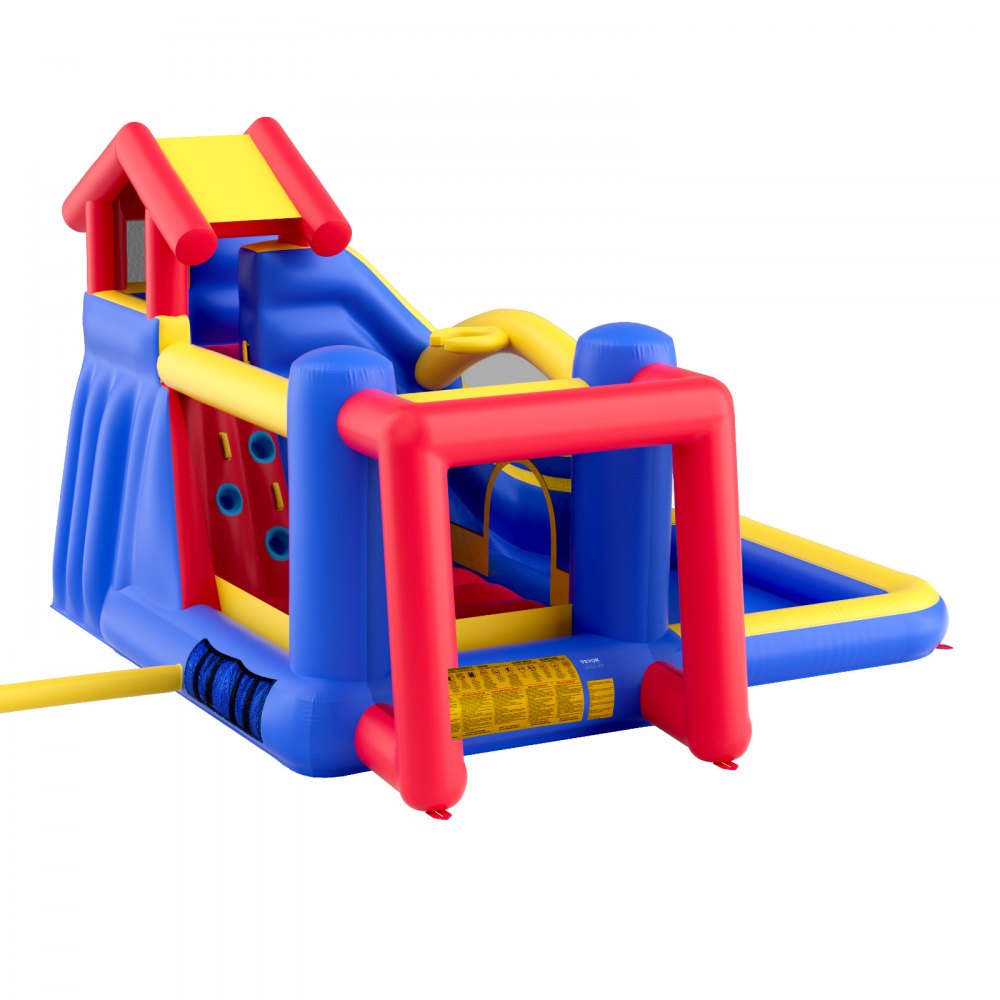 PL2469 - Inflatable Bounce House 131.1x133.1x90.6" for Indoor & Outdoor Fun