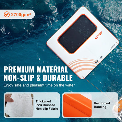 RDM305 - 10x10FT Durable Inflatable Dock with Non-Slip Surface and Ladder
