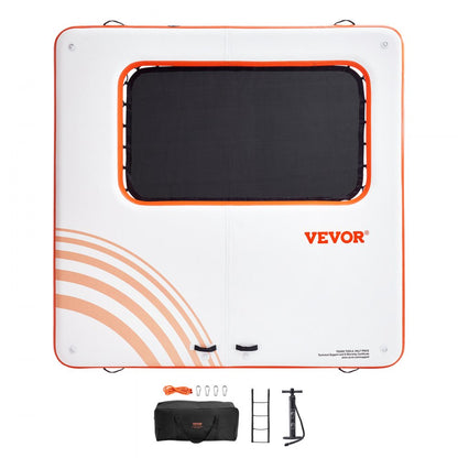 RDM305 - 10x10FT Durable Inflatable Dock with Non-Slip Surface and Ladder