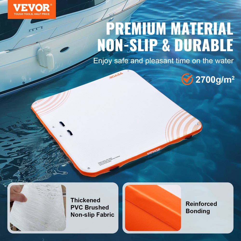 RD305-183 - 10x10FT Inflatable Water Dock with Quick Inflate System
