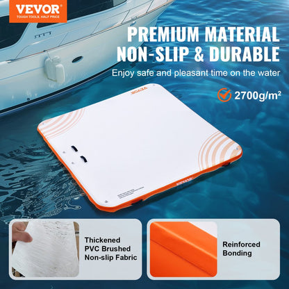 RD305-183 - 10x10FT Inflatable Water Dock with Quick Inflate System