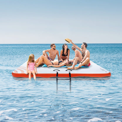 RD305-183 - 10x10FT Inflatable Water Dock with Quick Inflate System