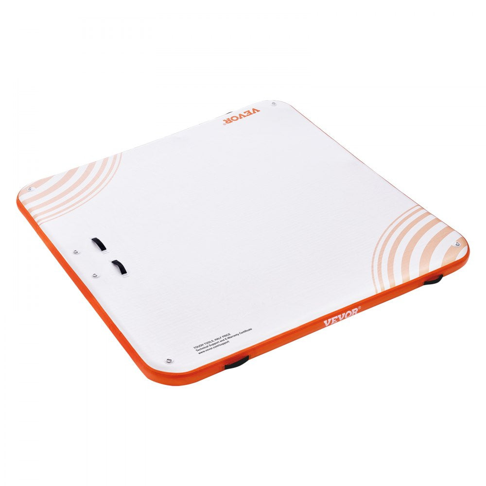 RD213 - 7x7FT VEVOR Inflatable Dock with Ladder & Anchoring System