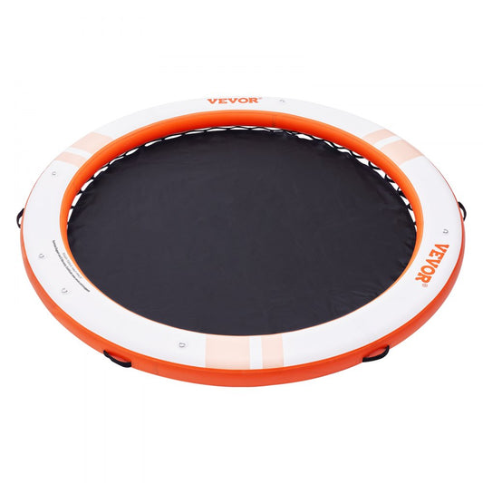 CDM244 - 8FT Inflatable Dock with Trampoline & Ladder for Water Fun