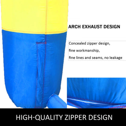 010774878152 - 26ft Inflatable Rainbow Twin Arch with Powerful Blower