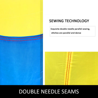 010774878152 - 26ft Inflatable Rainbow Twin Arch with Powerful Blower