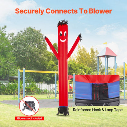 WR-6.0-R - 20FT Bright Red Inflatable Tube Man for Outdoor Promotions