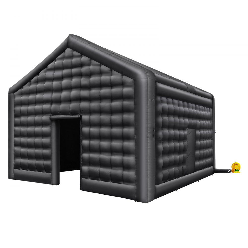 S-CQJLB-5x4-B - 16.4ft Inflatable Nightclub Tent with Bluetooth Disco Lights