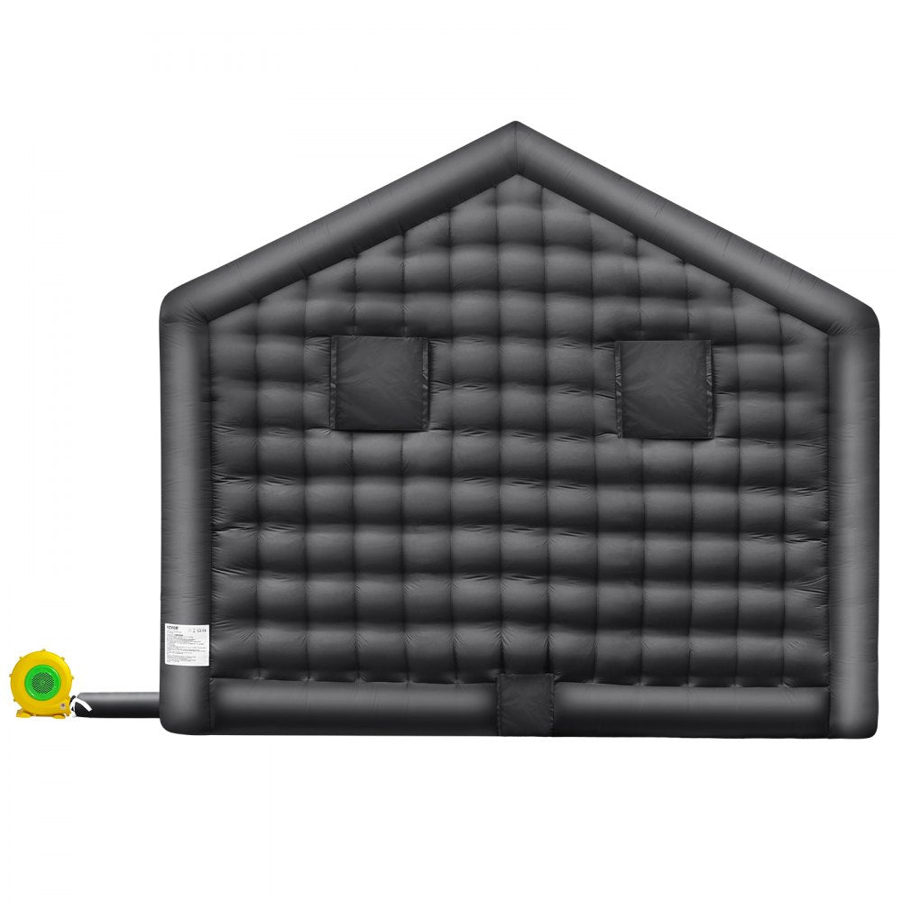 S-CQJLB-5x4-B - 16.4ft Inflatable Nightclub Tent with Bluetooth Disco Lights