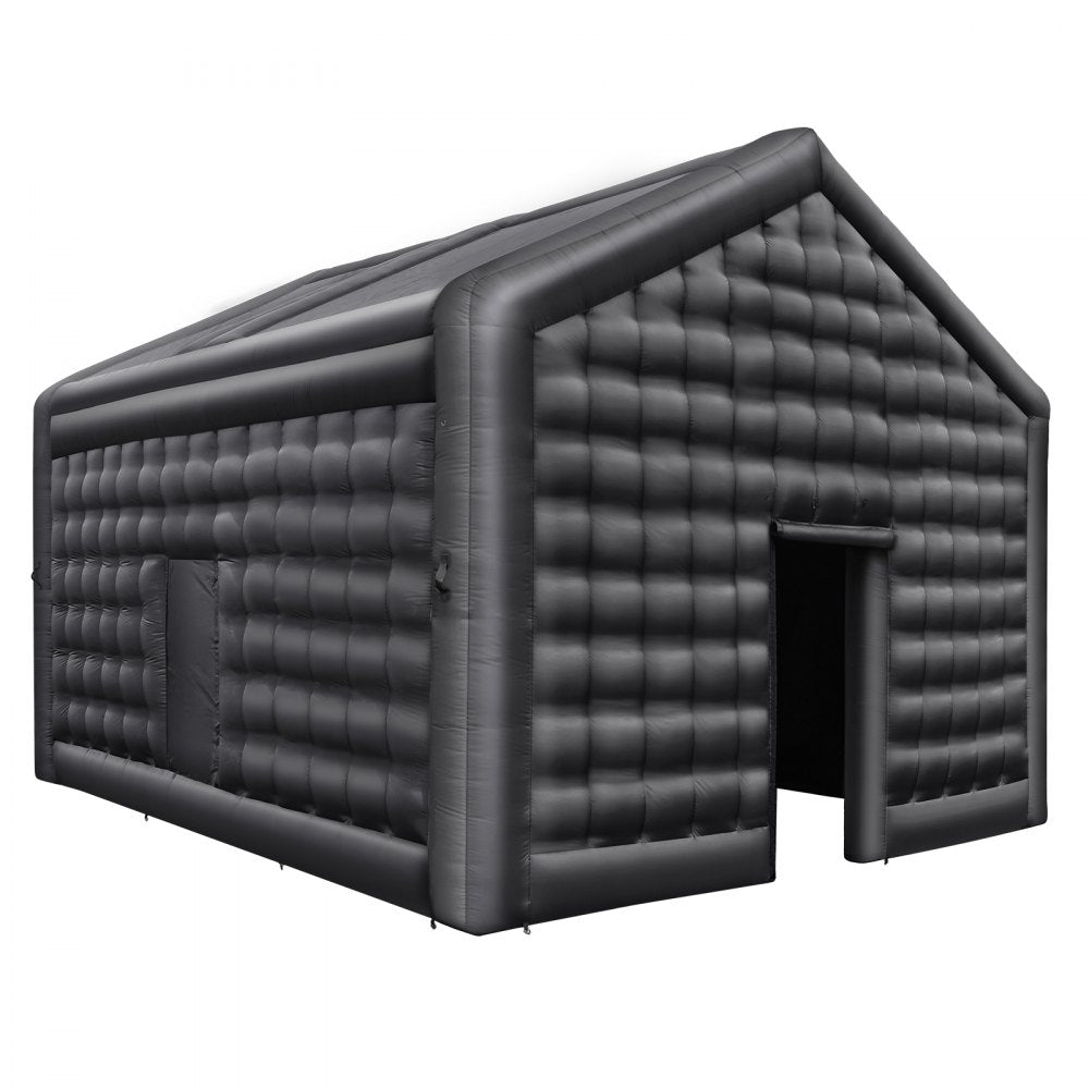 S-CQJLB-5.4x5-B - 291 Sq Ft Inflatable Nightclub Tent with Disco Lights