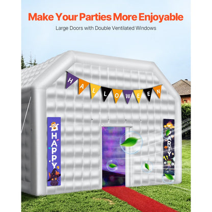 S-CQJLB-9x6-W - 29.5ft Inflatable Nightclub Tent for Weddings & Parties