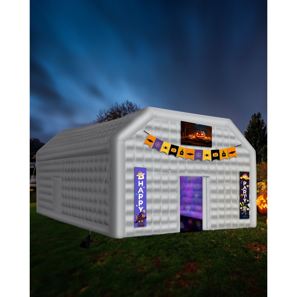 S-CQJLB-9x6-W - 29.5ft Inflatable Nightclub Tent for Weddings & Parties