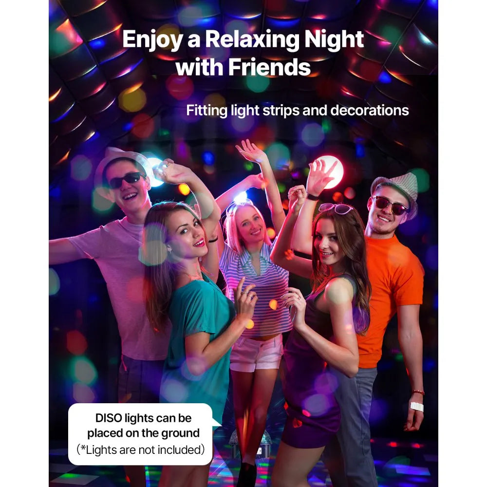 S-CQJLB-9x6-B - 581 Sq Ft Inflatable Nightclub Tent for Events