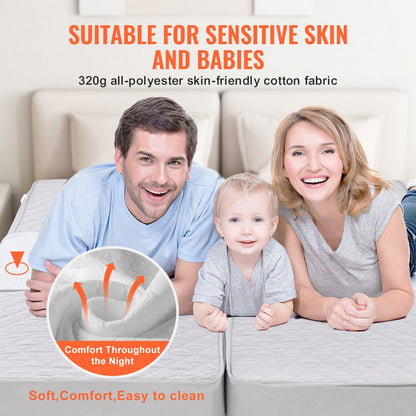 SM-BBC-01 - 100" Bed Bridge, Seamless Sleep Solution for Couples