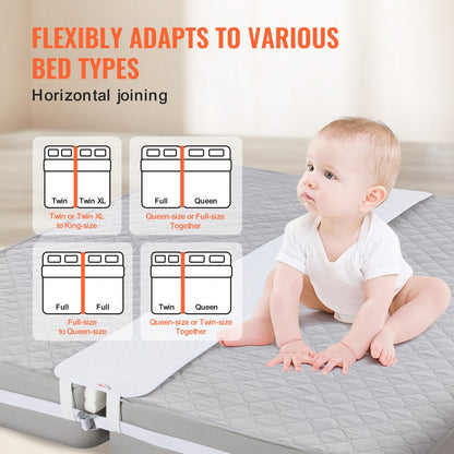 SM-BB04 - King Bed Bridge Kit, Connects Twin Beds Seamlessly