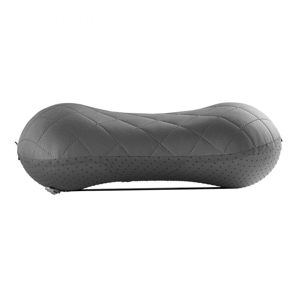 XP-7402-R - 17.4"x12" Inflatable Travel Pillow with Elastic Strap