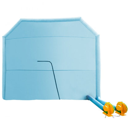 PQZP-9855 - Heavy-Duty 39.4ft Inflatable Paint Booth with Filtration & Blowers