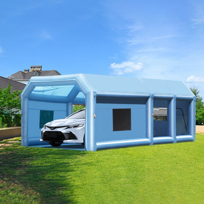 8x4.5x3m(C) - 26.2ft Inflatable Paint Booth with Air Filter System